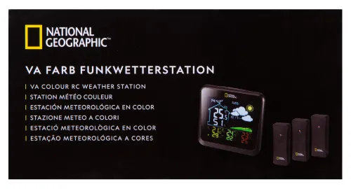 photo Bresser National Geographic VA Weather Station with Color Display and 3 Sensors,  17