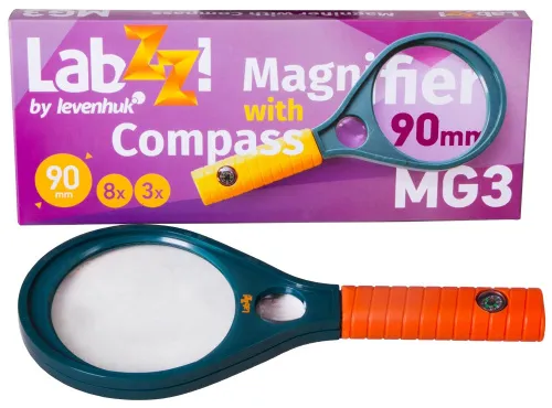 photo Levenhuk LabZZ MG3 Magnifier with Compass,  2