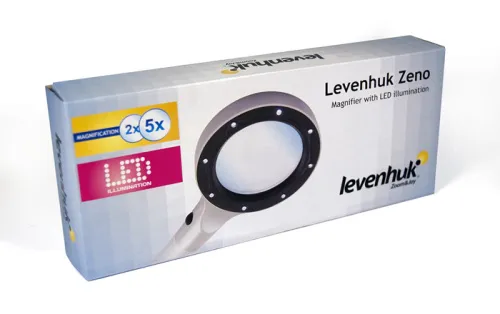 picture Levenhuk Zeno 400 LED Magnifier, 2/4x, 88/21mm, Metal,  2