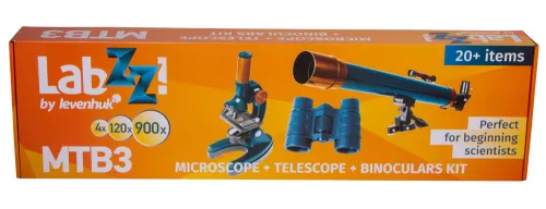 photograph Levenhuk LabZZ MTB3 Microscope & Telescope & Binoculars Kit,  19