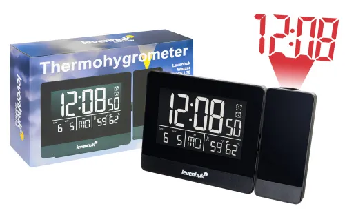 photo Levenhuk Wezzer BASE L70 Thermometer with projector and clock,  2