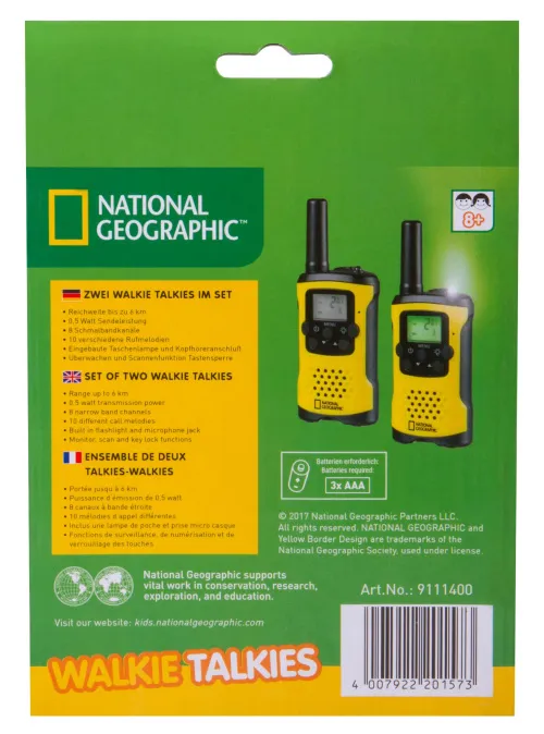 photograph Bresser National Geographic FM Walkie Talkie Set,  12