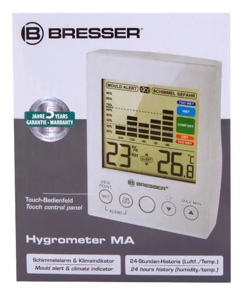 picture Bresser Mould Alert Hygrometer, white,  9