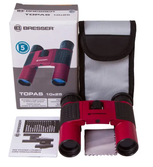 photograph Bresser Topas 10x25 Binoculars,  6