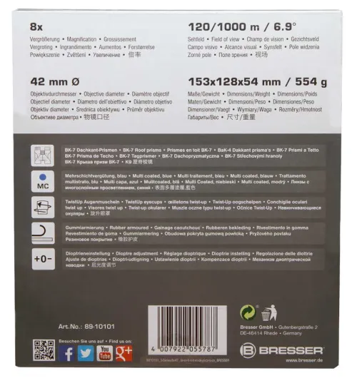 photograph Bresser S-Series 8x42 Binoculars,  13