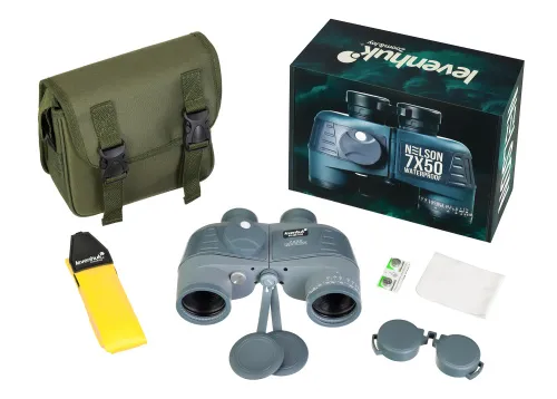 image Levenhuk Nelson 7x50 Binoculars with Reticle and Compass,  3