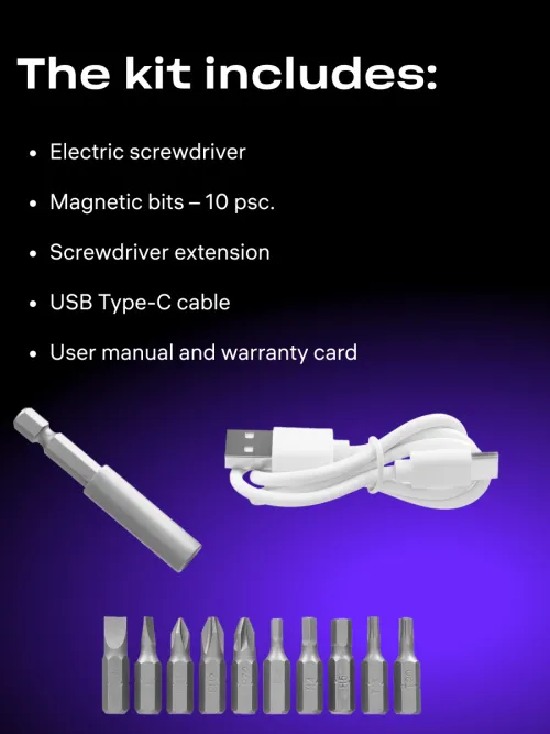 photo Ermenrich Tunn PD15 Electric Screwdriver,  13
