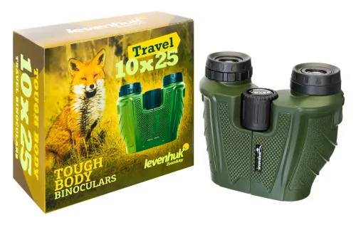 photo Levenhuk Travel 10x25 Binoculars,  11