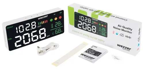 photo Levenhuk Wezzer Air PRO CN20 Air Quality Noise Monitor,  2