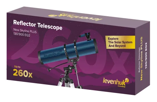 picture Levenhuk New Skyline PLUS 130/900 EQ2 Telescope,  2