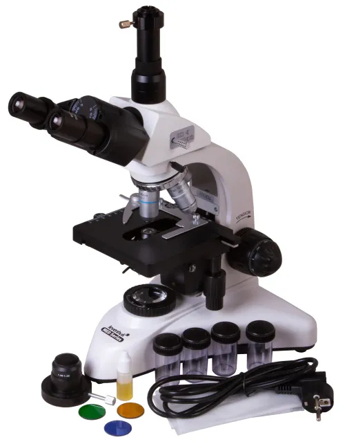 photo Levenhuk MED 25T Trinocular Microscope,  2
