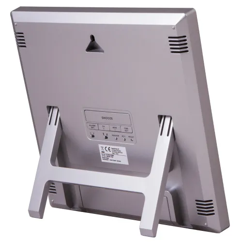 photograph Bresser TemeoTrend JC LCD RC Weather Station (Wall clock), silver,  5