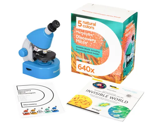 picture Levenhuk Discovery Micro Microscope with book,  4