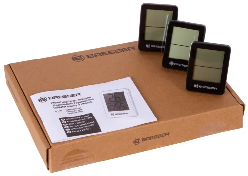 image Bresser Temeo Hygro Indicator 3-unit Set, black,  6