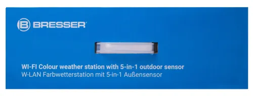 photograph Bresser 5-in-1 Wi-Fi Weather Station with Colour Display, black,  16