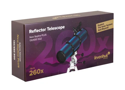 photo Levenhuk New Skyline PLUS 130/650 SQ2 Telescope,  13