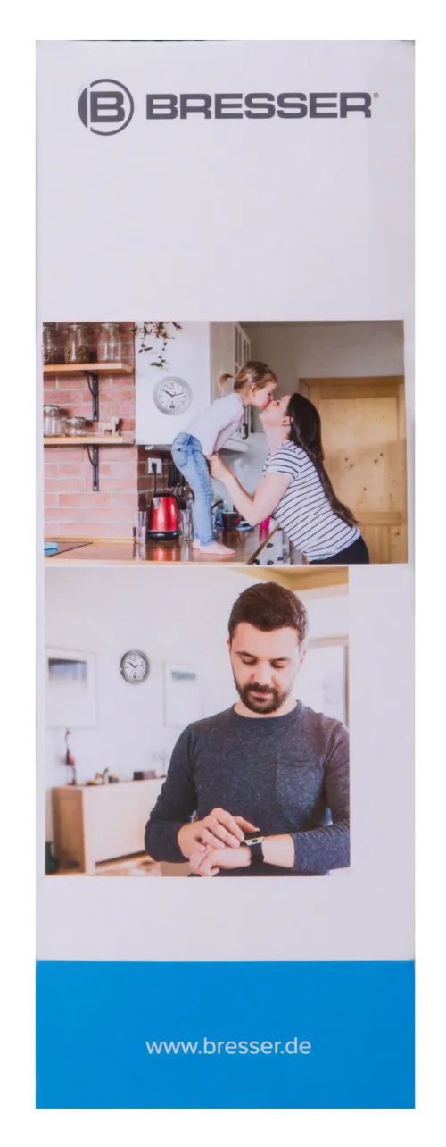 image Bresser MyTime Bath Waterproof Wall Clock, white,  10