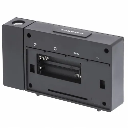 picture Explore Scientific Projection RC Alarm Clock w/Weather Forecast, black,  6