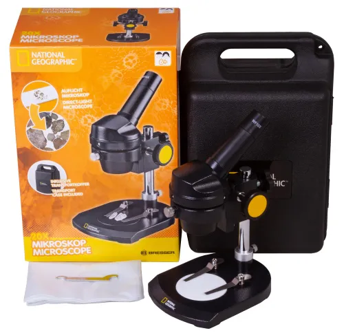 photograph Bresser National Geographic 20x Microscope, monocular,  2