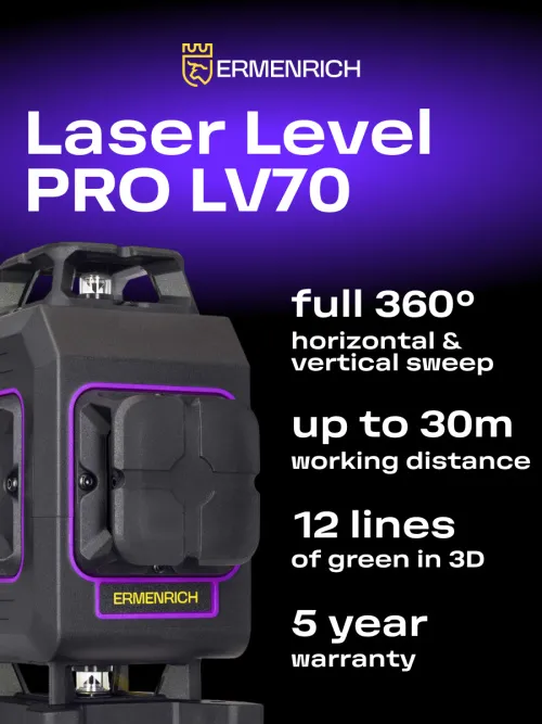 picture Ermenrich PRO LV70 Laser Level,  13