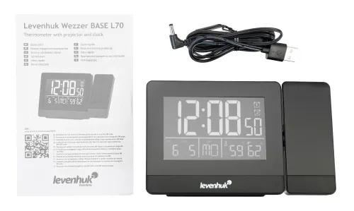 photo Levenhuk Wezzer BASE L70 Thermometer with projector and clock,  3