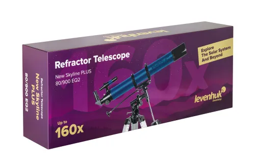 image Levenhuk New Skyline PLUS 80/900 EQ2 Telescope,  13