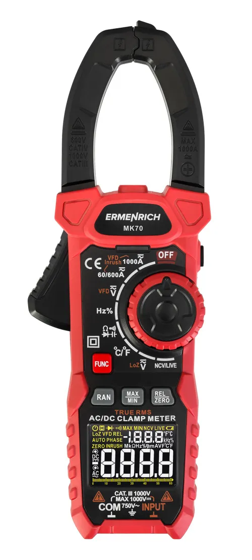 photograph Ermenrich Ping MK70 Digital Clamp Meter,  3