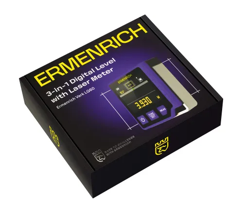 photo Ermenrich Verk LQ60 3-in-1 Digital Level with Laser Meter,  9