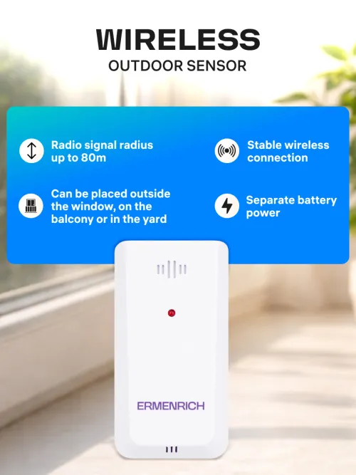 image Ermenrich Report WR60 Weather Station,  15