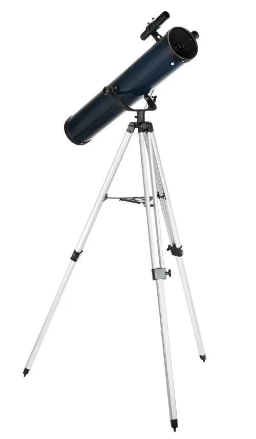 photograph Levenhuk Discovery Spark 114 AZ Telescope with book,  8