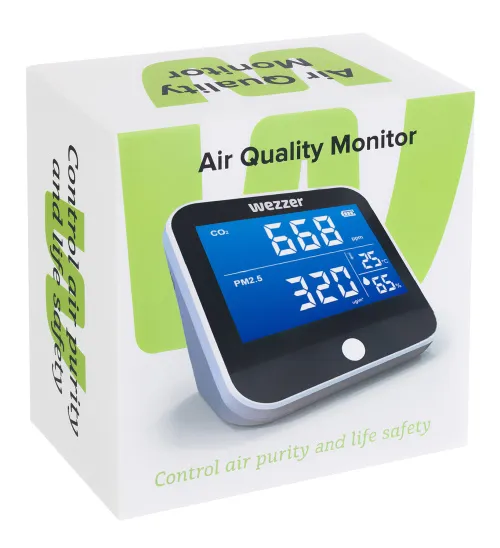 photograph Levenhuk Wezzer Air PRO DM30 Air Quality Monitor,  7