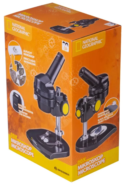 photograph Bresser National Geographic 20x Microscope, monocular,  13
