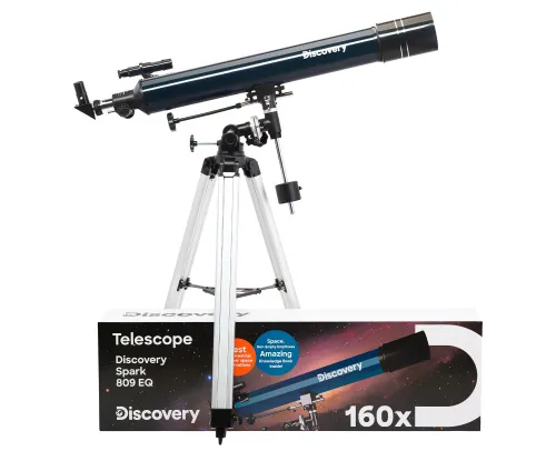 picture Levenhuk Discovery Spark 809 EQ Telescope with book,  2