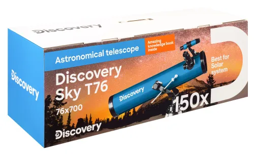 photo Levenhuk Discovery Sky T76 Telescope with book,  15