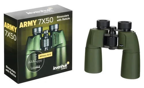 image Levenhuk Army 7x50 Binoculars with Reticle,  6