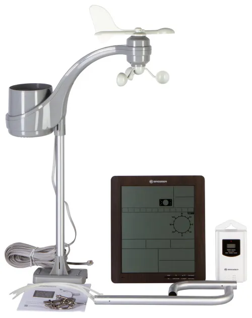 image Bresser ClimaTemp XXL Weather Station, wooden look,  2