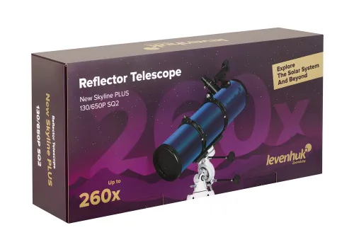 picture Levenhuk New Skyline PLUS 130/650P SQ2 Telescope,  14