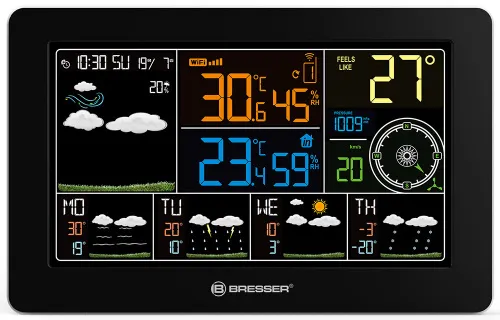 picture Bresser 4CAST Wi-Fi RC Weather Station,  2
