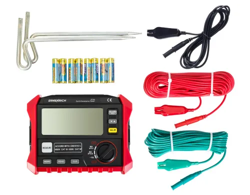 photograph Ermenrich Ping ET60 Earth Resistance Tester,  7