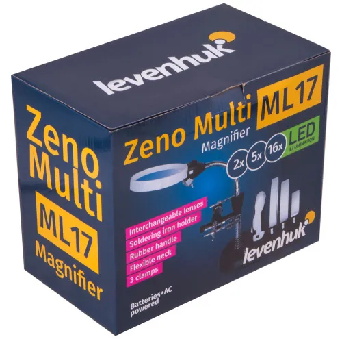 image Levenhuk Zeno Multi ML17 Black Magnifier,  12