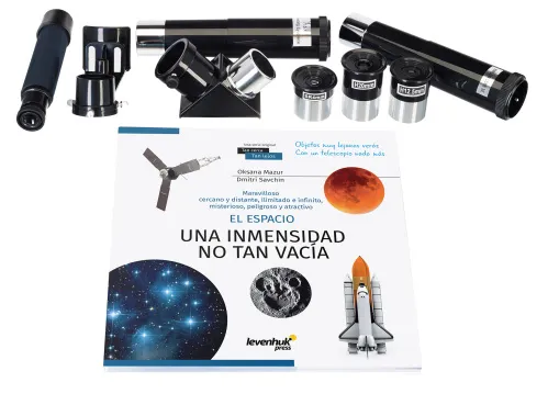image Levenhuk Discovery Spark 707 AZ Telescope with book,  3
