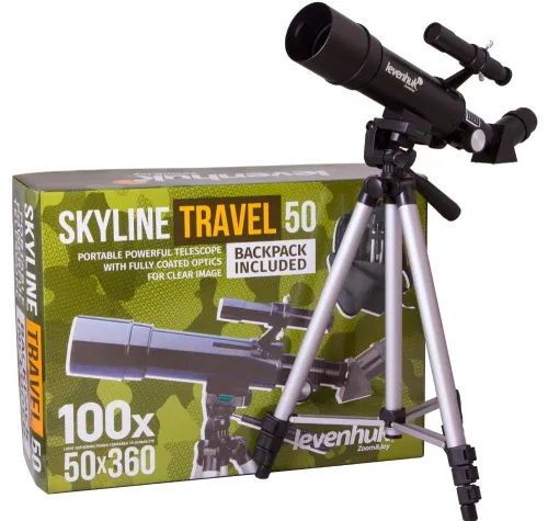 picture Levenhuk Skyline Travel 50 Telescope,  2