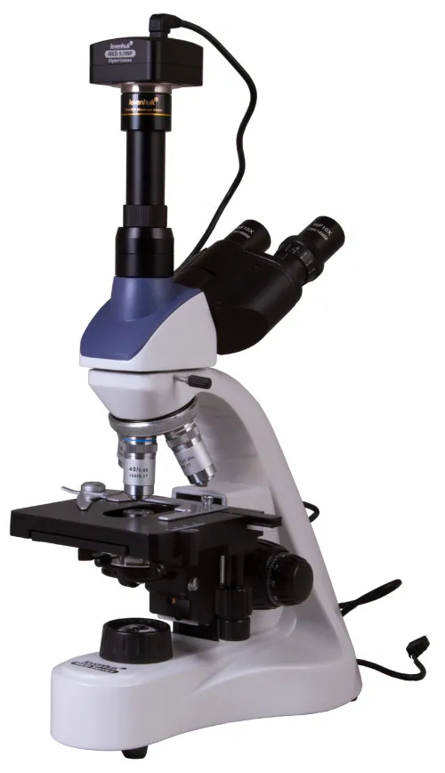 image Levenhuk MED D10T Digital Trinocular Microscope,  3