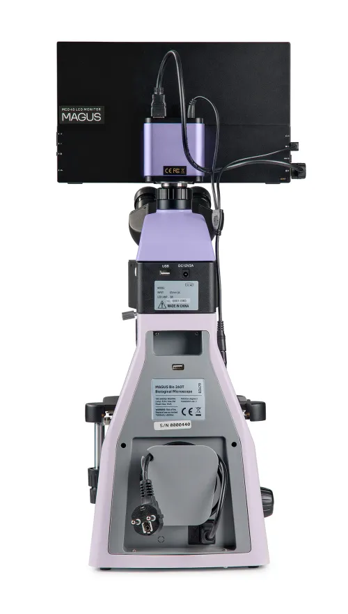 photograph MAGUS Lum D460L LCD Fluorescence Digital Microscope,  6