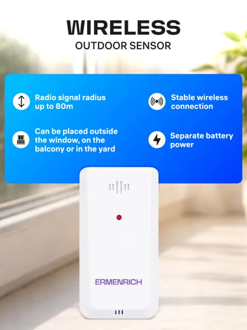 image Ermenrich Report WR70 Weather Station,  15