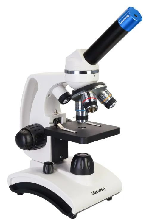 photo Levenhuk Discovery Femto Polar digital microscope with book,  6