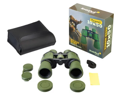 photograph Levenhuk Travel 10x50 Binoculars,  4