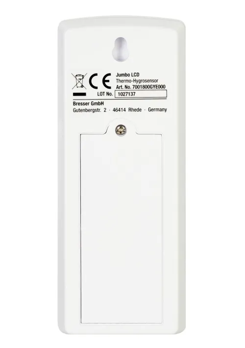 image Bresser MyTime Jumbo LCD Wall Clock,  10