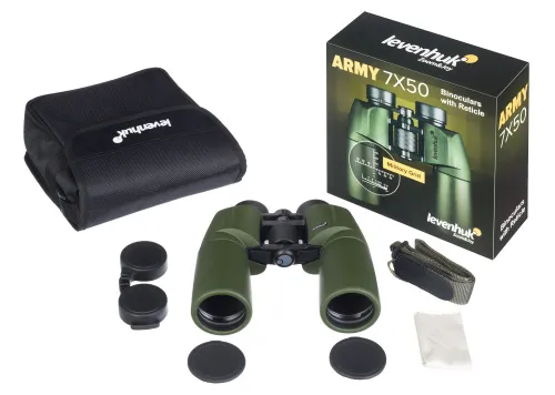 image Levenhuk Army 7x50 Binoculars with Reticle,  5