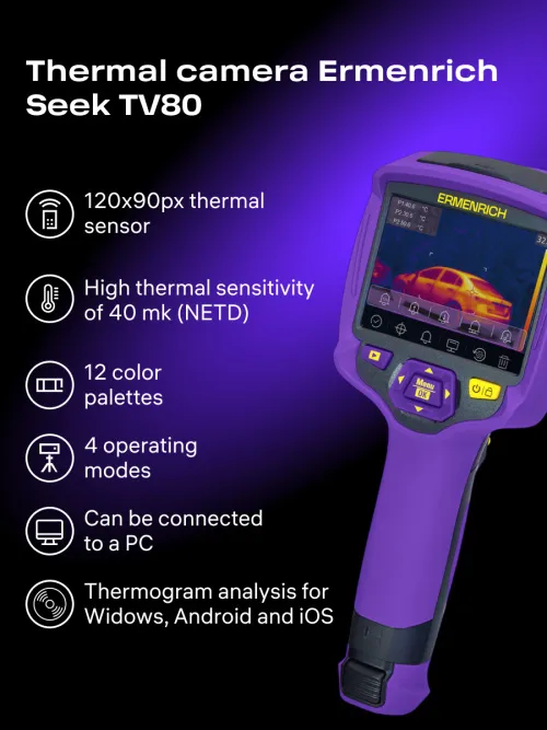 image Ermenrich Seek TV80 Thermal Camera,  13